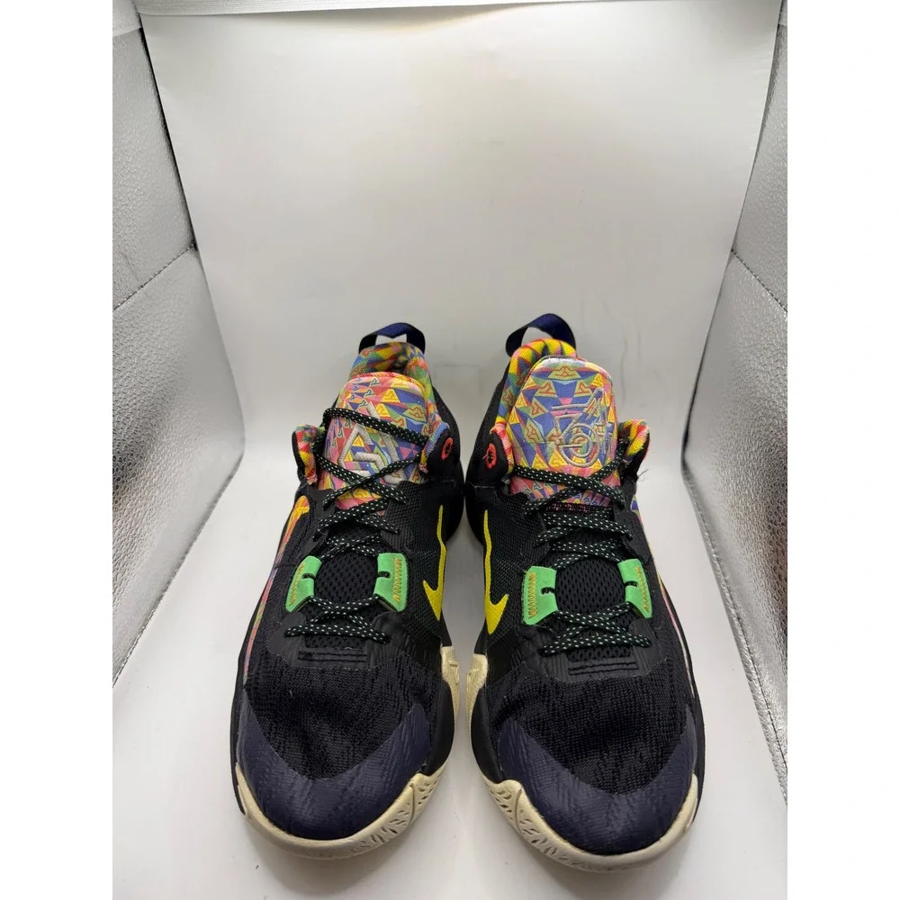 Nike Giannis Immortality 2 Kids Basketball Shoes Black Multi DQ1943-002 4.5Y